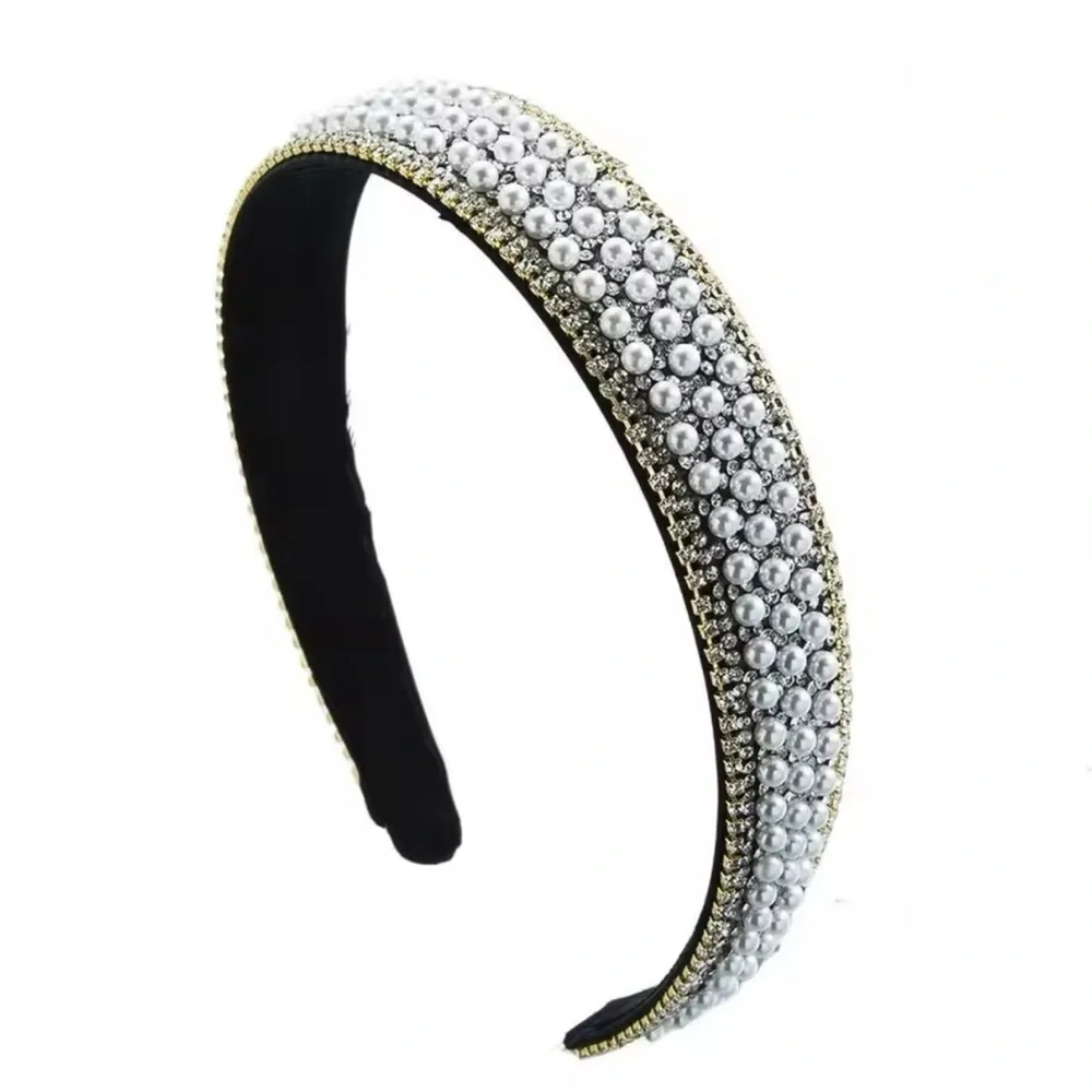 Pearl Rhinestone Headband